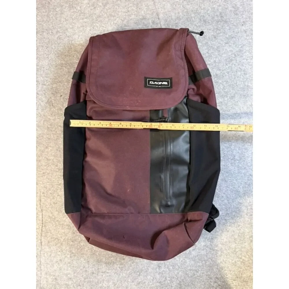 Dakine Backpack Burgundy Plum Black Outdoor Travel Laptop Hiking Pack
